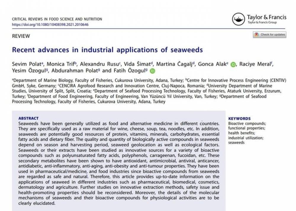 New paper in Critical Reviews in Food Science and Nutrition